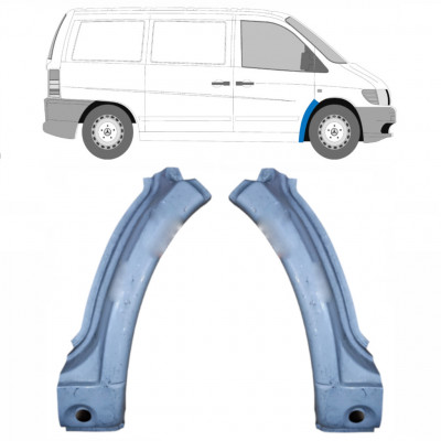 Pannello di riparazione parafango anteriore per Mercedes Vito 1996-2003 / Sinistra+Destra / Set 9787