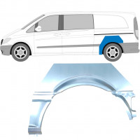 Pannello di riparazione parafango posteriore per Mercedes Vito 2003-2010 / Sinistra 5880