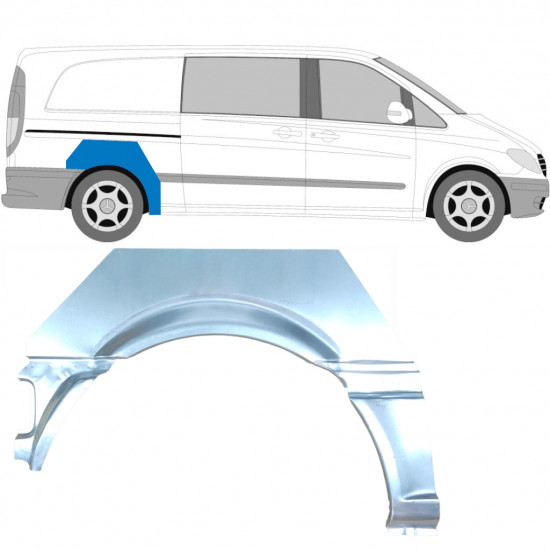 MERCEDES VITO 2003-2010 PASSARUOTA POSTERIORE / DESTRA