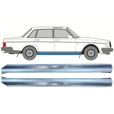 Pannello di riparazione della soglia inferiore for Volvo 240 1975-1993 / Sinistra / Destra / Sinistra / Destra 12775