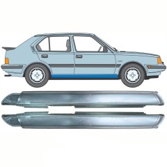 Sottoporta Lamiera Completo per Volvo 340 360 1975-1991 / Sinistra+Destra / Set 10768