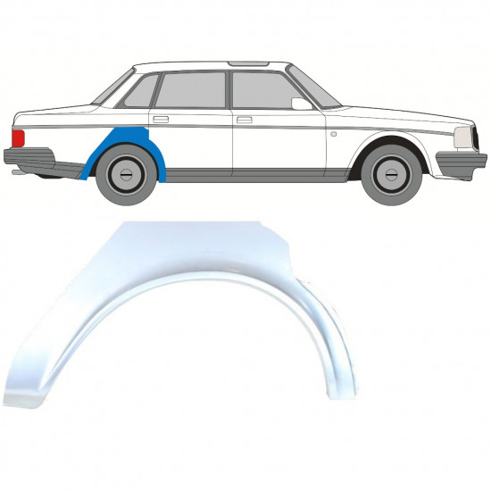 VOLVO 240 1979-1993 PASSARUOTA POSTERIORE / DESTRA