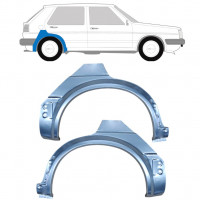 Pannello di riparazione parafango posteriore per VW Golf 2 1982- / Sinistra+Destra / Set 9679