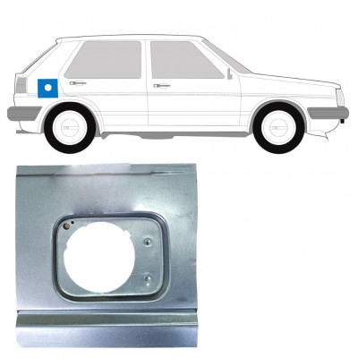 VW GOLF 2 1982- SERBATOIO DI CARBURANTE POSTERIORE PANNELLO DI RIPARAZIONE