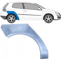 Pannello di riparazione parafango posteriore per VW Golf 5 2003-2009 / Destra 7093