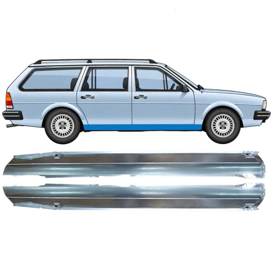 Sottoporta Lamiera Completo per Volkswagen Passat B2 1980-1988 / Sinistra+Destra / COMBI / SEDAN / HATCHBACK / Set 9604
