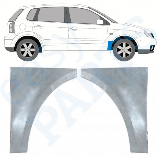 VW POLO 2001-2009 PANNELLO DI RIPARAZIONE DELL\'ALA ANTERIORE / SET