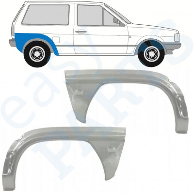 VW POLO 1981-1984 PASSARUOTA POSTERIORE / SET