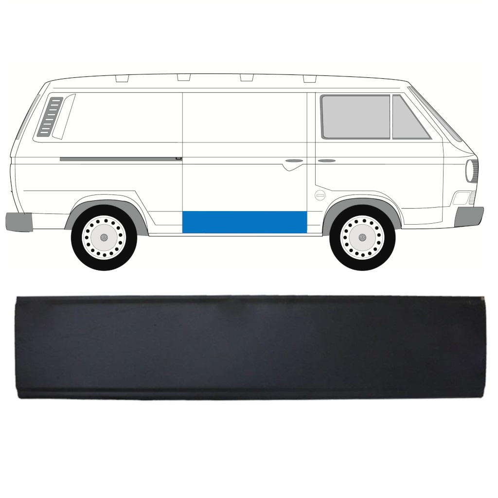 VW T3 1979-1992 PANNELLO DI RIPARAZIONE PER PORTE SCORREVOLI / DESTRA