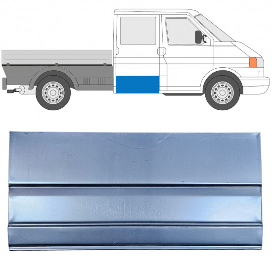 Pannello di riparazione porta posteriore per VW Transporter T4 1990-2003  Doppia cabina / Sinistra = Destra (simmetrico) 11760