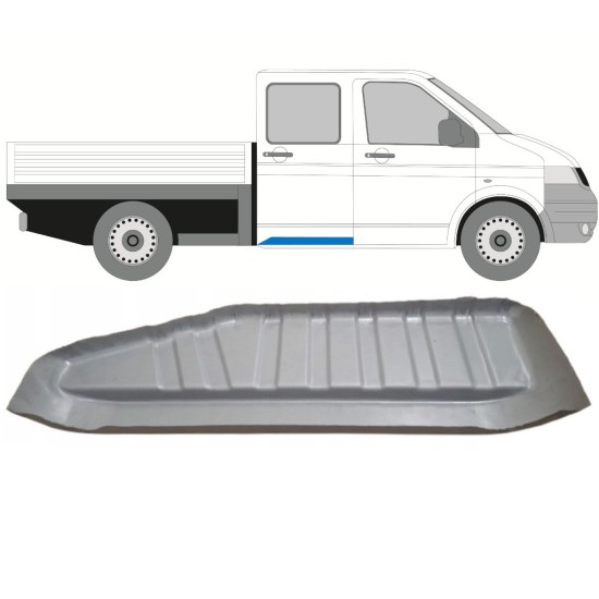 Lamierato riparazione gradino per Volkswagen Transporter T5 2003-2015 / Destra 16837