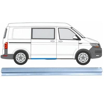 Pannello di riparazione sottoporta porta scorrevole per Volkswagen Transporter T6 2015-2024 / Destra 17183