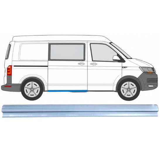 Pannello di riparazione sottoporta porta scorrevole per Volkswagen Transporter T6 2015-2024 / Destra 17183