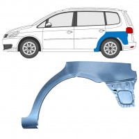 Pannello di riparazione parafango posteriore per VW Touran 2010-2015 / Sinistra 8195