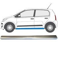 Pannello di riparazione sottoporta inferiore per Volkswagen UP! 2011- / Sinistra 14819 Pannello di riparazione sottoporta inferiore per Volkswagen UP! 2011- / Sinistra 14819