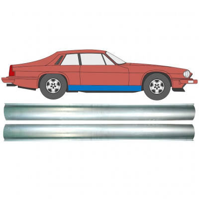 Pannello di riparazione sottoporta lamiera per Jaguar XJs 1975-1996 / Sinistra = Destra (simmetrico) / Set 10490