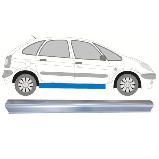 Pannello di riparazione sottoporta inferiore per Citroen Xsara Picasso 1999-2012 / Destra 16888