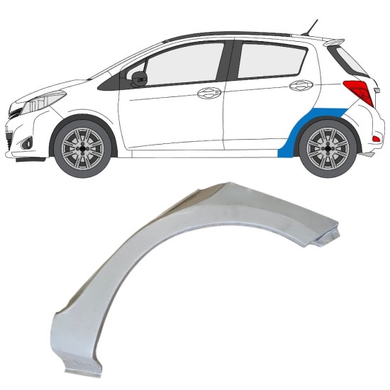 Pannello di riparazione parafango posteriore per Toyota Yaris 2011-2020 / Sinistra 14592