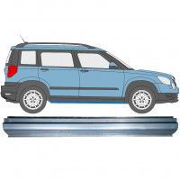 Pannello di riparazione sottoporta lamiera per Skoda Yeti 2009- / Sinistra = Destra (simmetrico) 7201