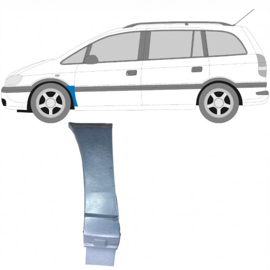 Pannello di riparazione parafango anteriore per Opel Zafira 1999-2005 / Sinistra 6095