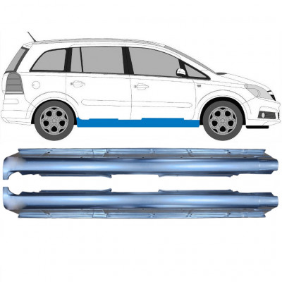 Sottoporta Lamiera Completo per Opel Zafira 2005-2012 / Sinistra+Destra / Set 10617