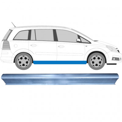 Pannello di riparazione sottoporta lamiera per Opel Zafira 2005-2012 / Sinistra = Destra (simmetrico) 6901