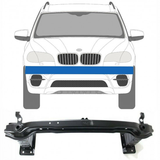 Rinforzo paraurti anteriore per BMW X5 E70 Lift 2009-2013 6115