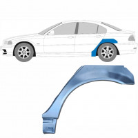 Pannello di riparazione piccolo parafango posteriore per BMW E46 3 1998-2005 / Sinistra 6201