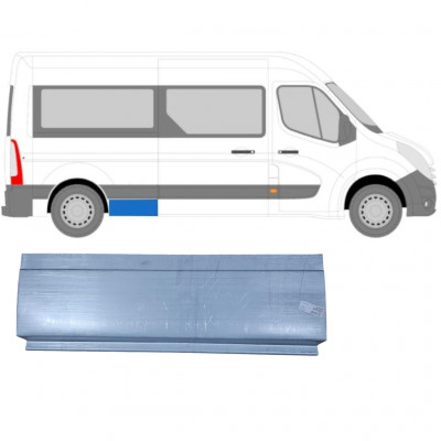 RENAULT MASTER 2010- PANNELLO DI RIPARAZIONE DELL\'ALA POSTERIORE / DESTRA