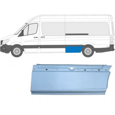 Pannello di riparazione parafango posteriore per Mercedes Sprinter 2006- / LWB / XLWB / Sinistra 5721