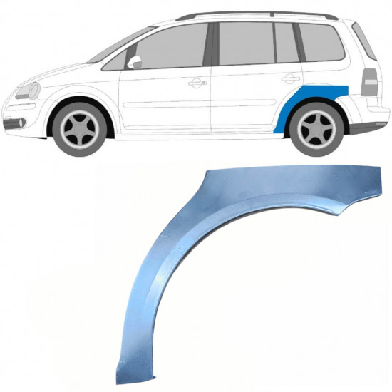 VW TOURAN 2003-2015 PASSARUOTA POSTERIORE / SINISTRA